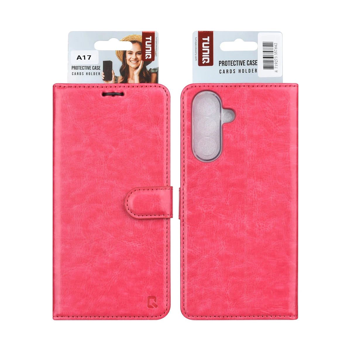 TUNIQ Samsung Galaxy A17 5G Plånboksfodral - Rosa
