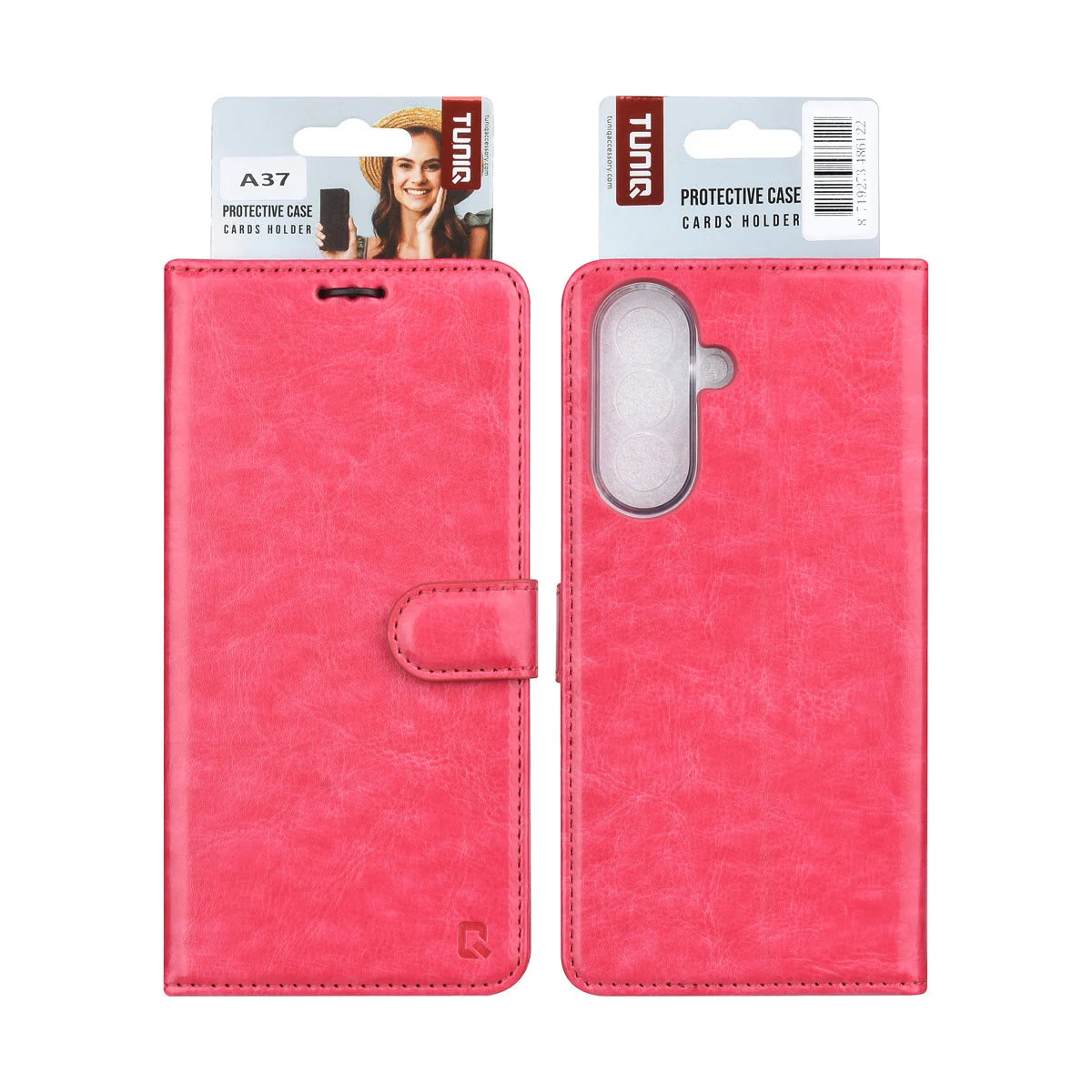 TUNIQ Samsung Galaxy A37 Plånboksfodral - Rosa