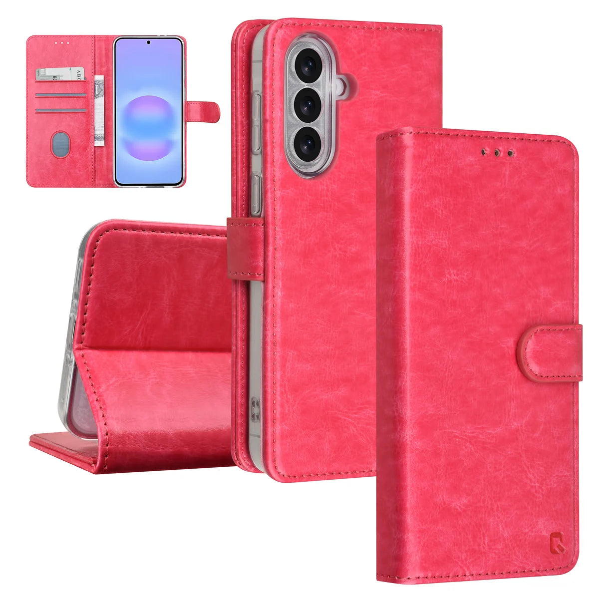 TUNIQ Samsung Galaxy A37 Plånboksfodral - Rosa