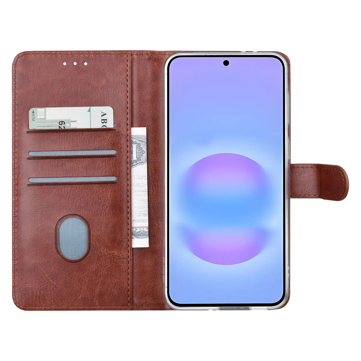 TUNIQ Samsung Galaxy A57 Plånboksfodral - Brun