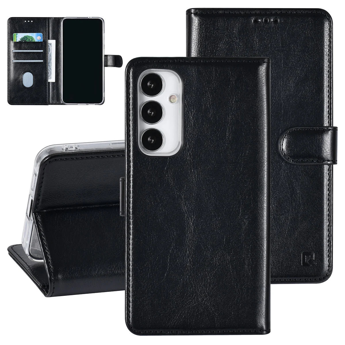 UNIQ Samsung Galaxy S23 FE Plånboksfodral - Svart