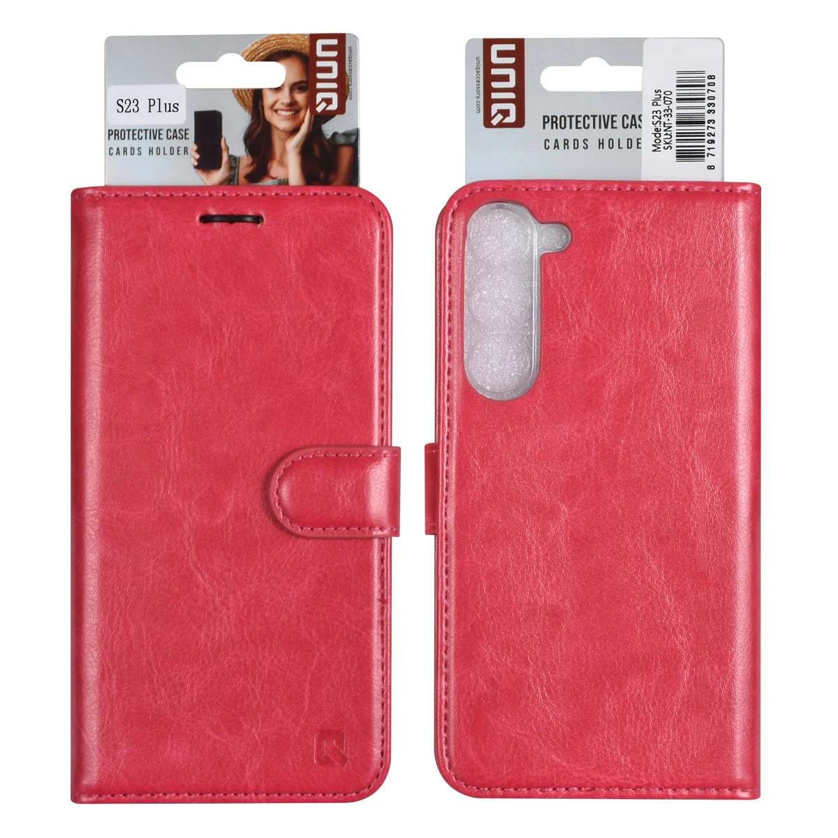 UNIQ Samsung Galaxy S23 Plus Plånboksfodral - Rosa