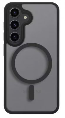 Samsung Galaxy S24 Skal Qi kompatibel Grå-Svart