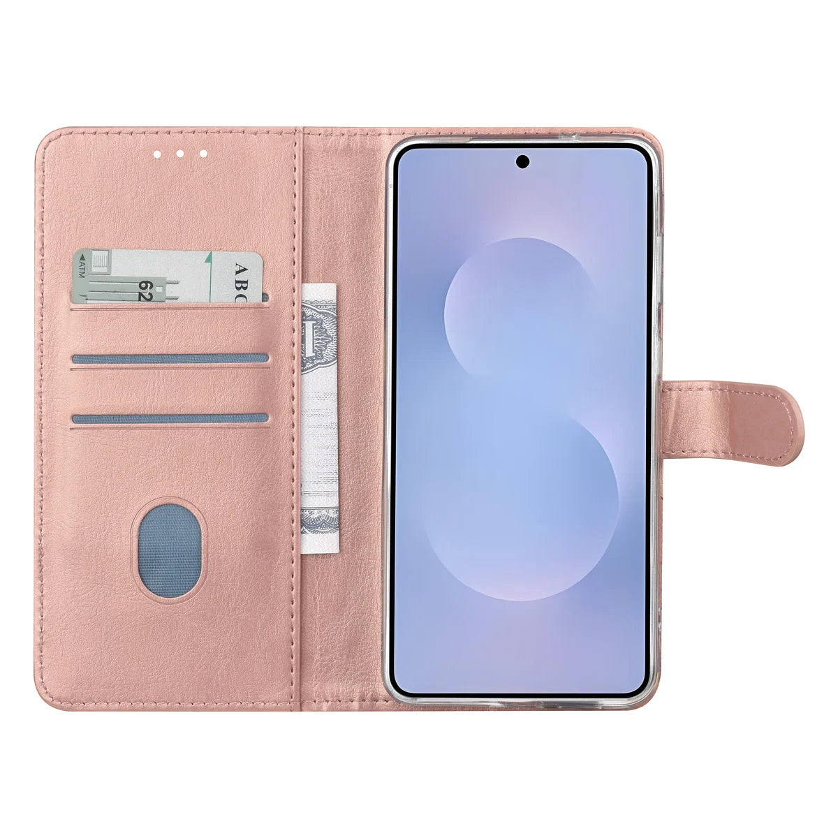 TUNIQ Samsung Galaxy S25 Edge Plånboksfodral - Rosé