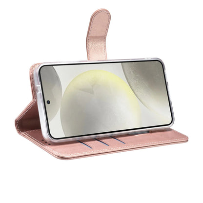 TUNIQ Samsung Galaxy S25 Plånboksfodral - Rosé