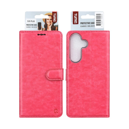 TUNIQ Samsung Galaxy S26 Plus Plånboksfodral - Rosa