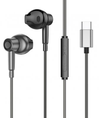 SENDEM In-Ear Hörlurar USB C - Svart