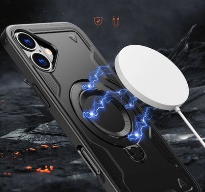 Hybrid Skal med MagSafe iPhone 16 - Svart