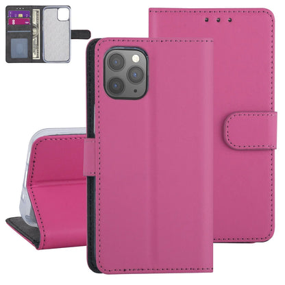 iPhone 12 / iPhone 12 Pro Plånboksfodral - Rosa (3 kortfack)