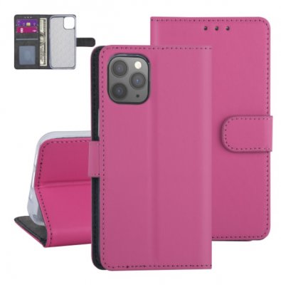 Plånboksfodral iPhone 12 / iPhone 12 Pro Rosa med Ställ