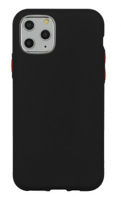 iPhone 12 / iPhone 12 Pro Skal Silikon Svart