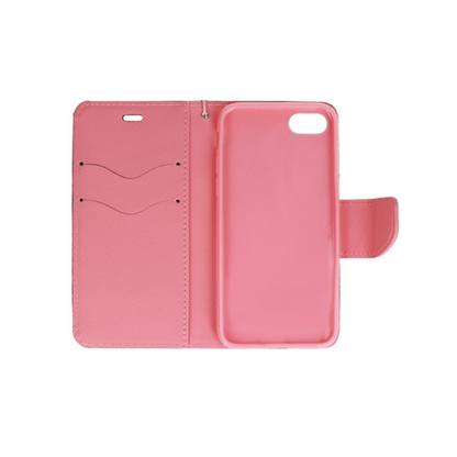 iPhone 13 Mini Plånboksfodral - EKO Svart/Rosa