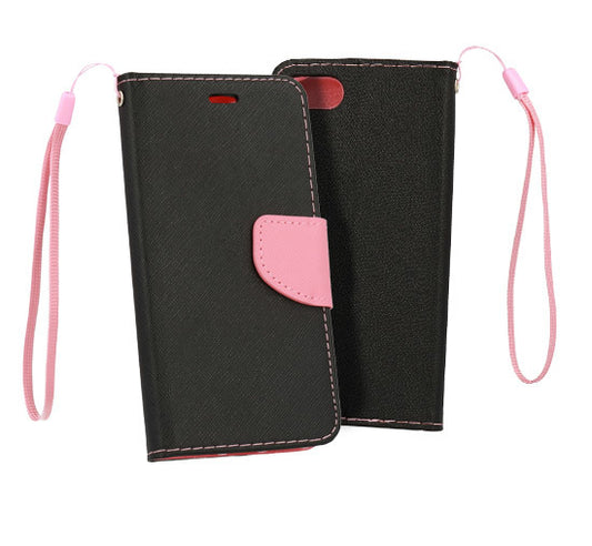 iPhone 13 Mini Plånboksfodral - EKO Svart/Rosa