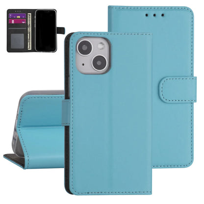 iPhone 13 Mini Plånboksfodral - Ljusblå (3 Kortfack)