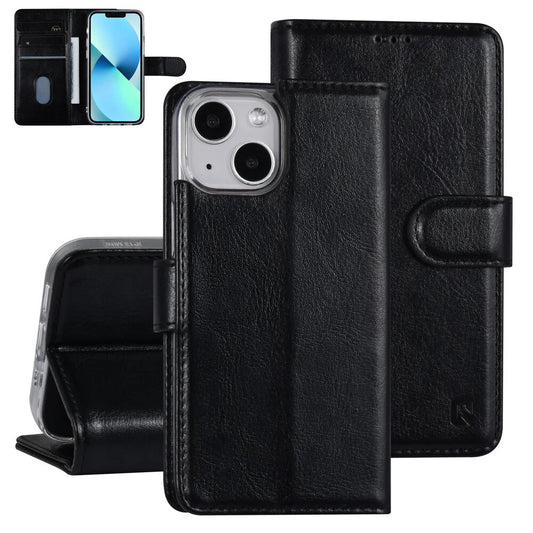 UNIQ iPhone 13 Mini Plånboksfodral - Svart