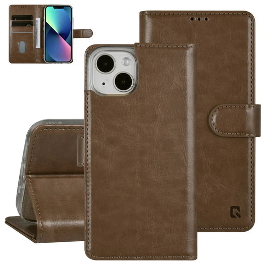 UNIQ iPhone 13 Plånboksfodral - Mocha Mousse Brun