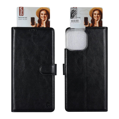 UNIQ iPhone 13 Pro Max Plånboksfodral - Svart