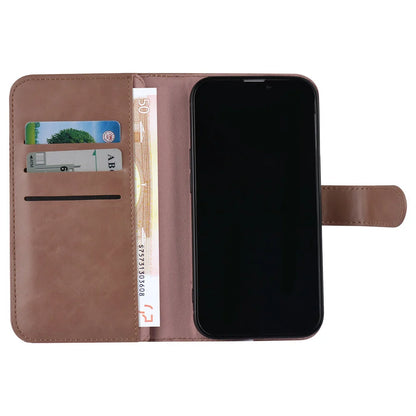 UNIQ iPhone 13 Pro Plånboksfodral - Rosa Beige med 9 Kortfack