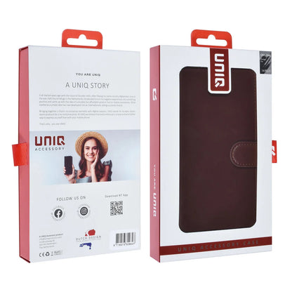 UNIQ iPhone 14 Plus Plånboksfodral - Löstagbart Skal Brun