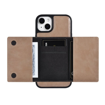 iPhone 14 Plus Skal - Löstagbar Korthållare Beige UNIQ