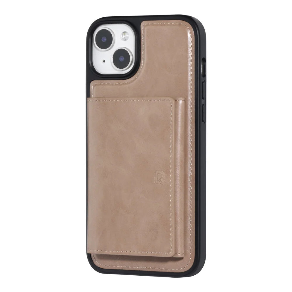 iPhone 14 Plus Skal - Löstagbar Korthållare Beige UNIQ