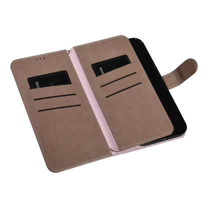 UNIQ iPhone 14 Pro Max Plånboksfodral - Rosa/Beige med 9 Kortfack