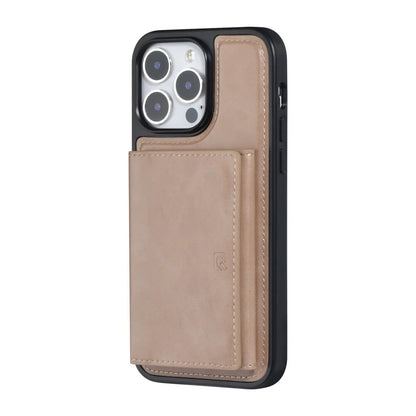 iPhone 14 Pro Max Skal - Löstagbar Korthållare Beige UNIQ