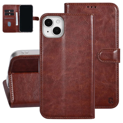 UNIQ iPhone 15 Plus Plånboksfodral - Brun