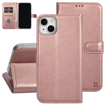 UNIQ iPhone 15 Plus Plånboksfodral - Rosé