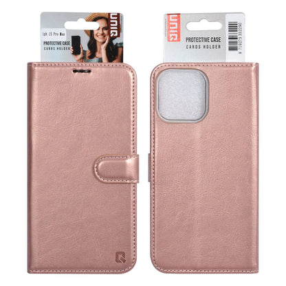 UNIQ iPhone 15 Pro Max Plånboksfodral - Rosé
