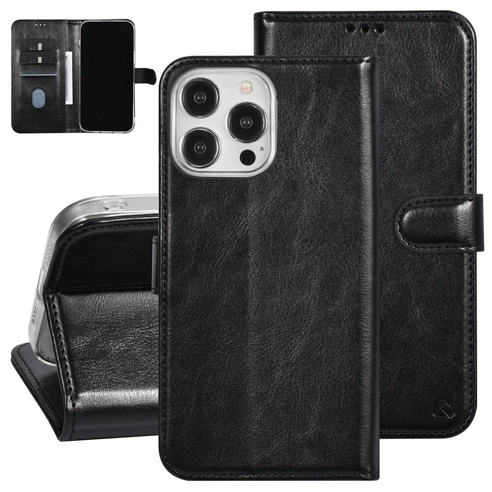UNIQ iPhone 15 Pro Max Plånboksfodral - Svart