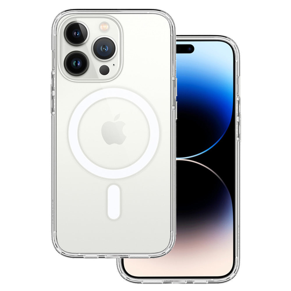 iPhone 15 Pro Max Skal - Transparent MagSafe-kompatibelt