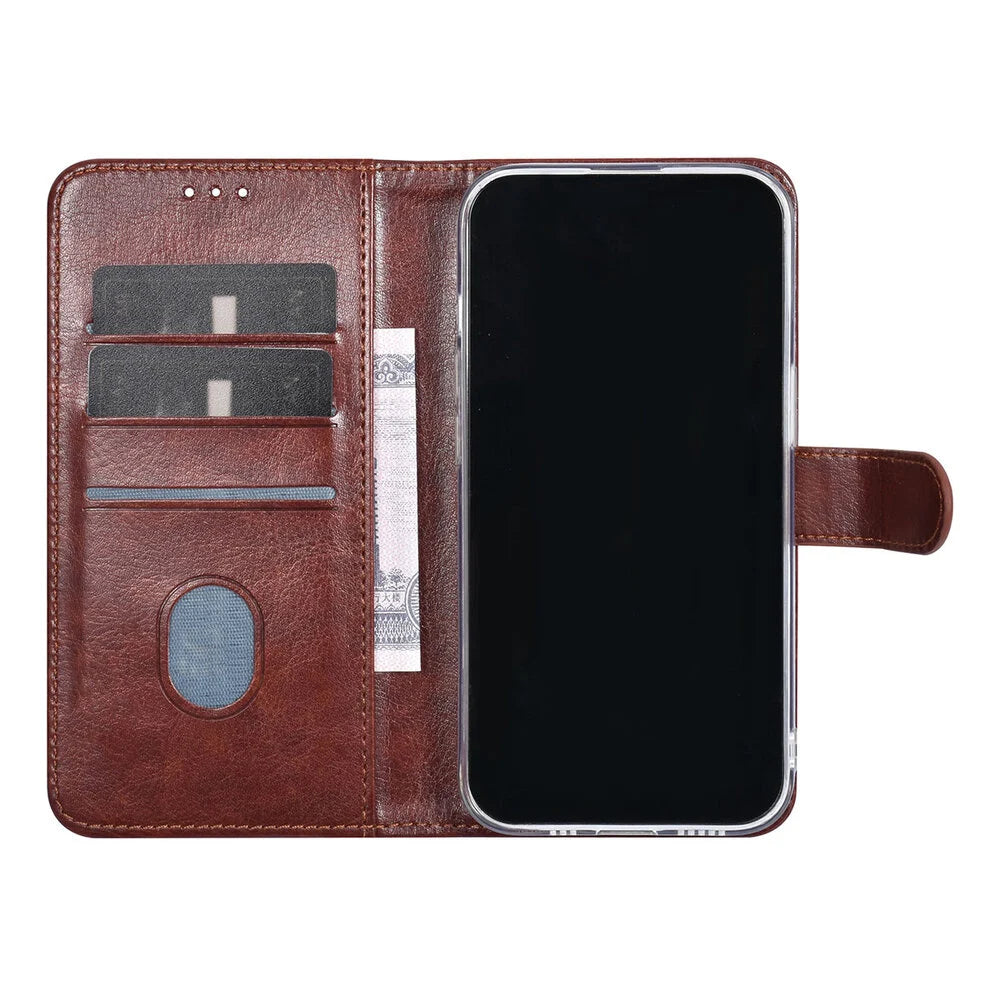 UNIQ iPhone 15 Pro Plånboksfodral - Brun