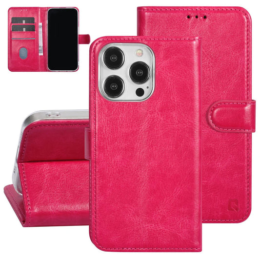 UNIQ iPhone 15 Pro Plånboksfodral - Rosa