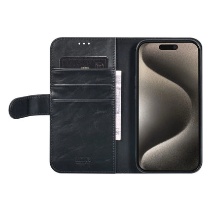 UNIQ iPhone 15 Pro Plånboksfodral - Svart med Magnetlås Bak