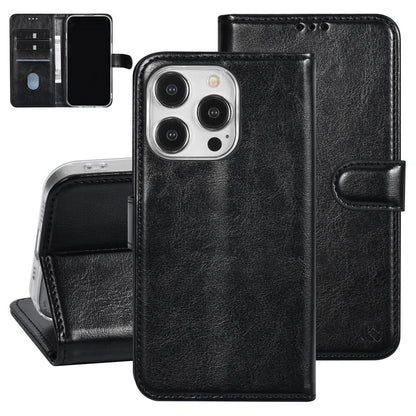 UNIQ iPhone 15 Pro Plånboksfodral - Svart