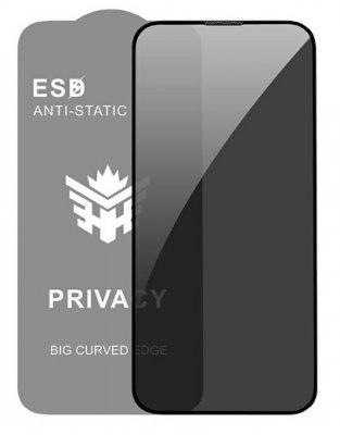 iPhone 15 Pro Skärmskydd - Privacy Härdat Glas