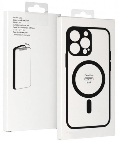 iPhone 16 Pro Skal Transparent / Svart MagSafe-kompatibelt