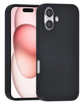 iPhone 16 Plus Skal Matt Svart