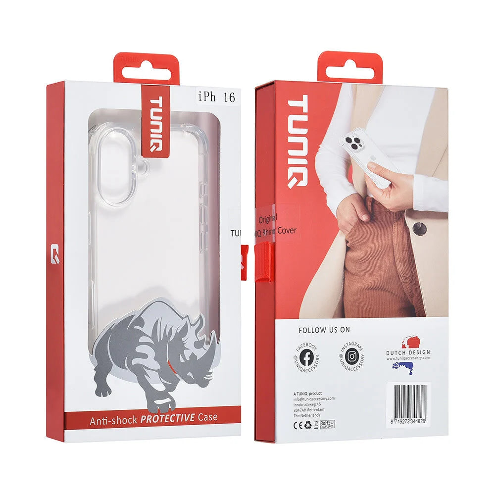 iPhone 16 Skal - Transparent Extra Stöttåligt