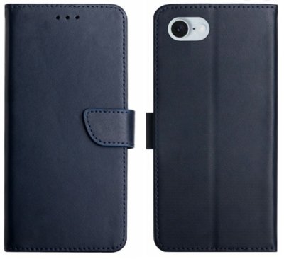 Plånboksfodral iPhone 16e Mörkblå