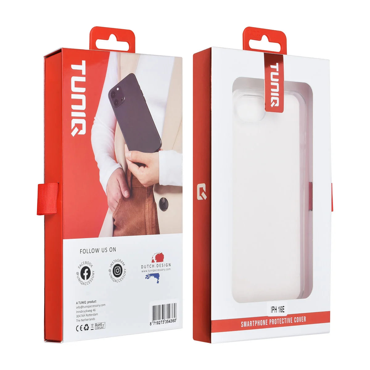 iPhone 16e Skal - Transparent Premium