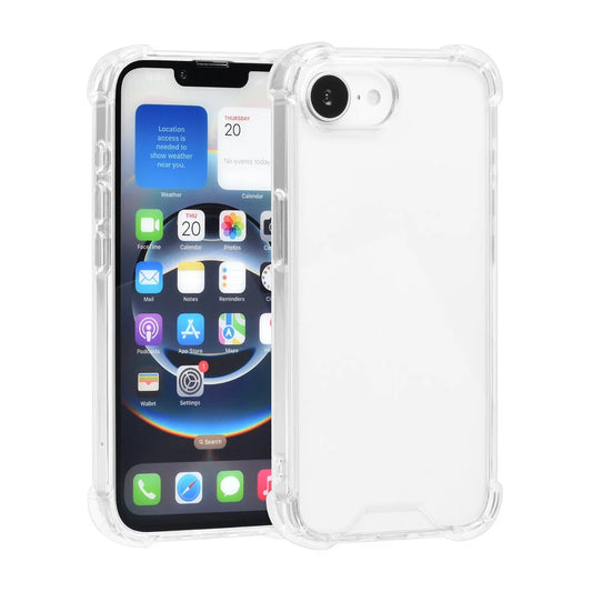 iPhone 16e Skal - Transparent (Extra stöttåligt)