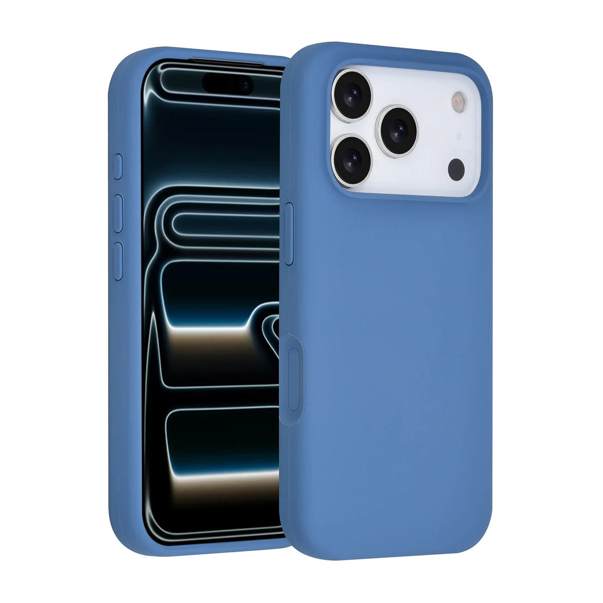 iPhone 17 Pro Skal - Silikon Blå