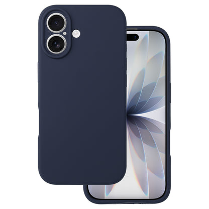 iPhone 17 Skal - Mörkblå Silikon