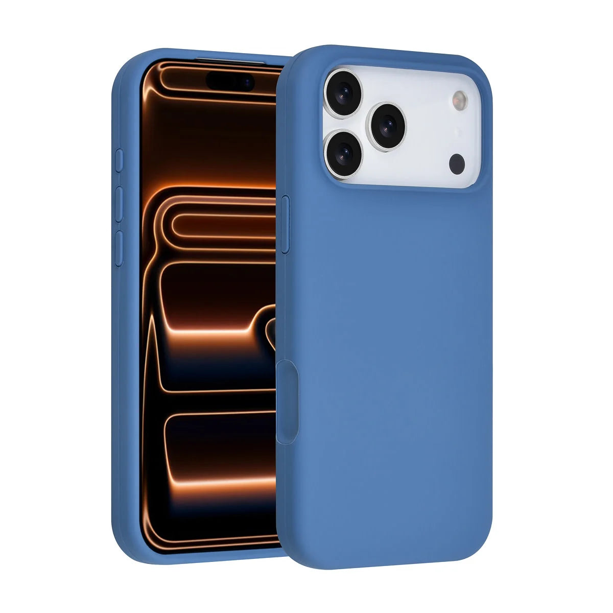 iPhone 18 Pro Max Skal - Silikon Blå