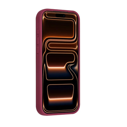 iPhone 18 Pro Max Skal - Silikon Burgundy