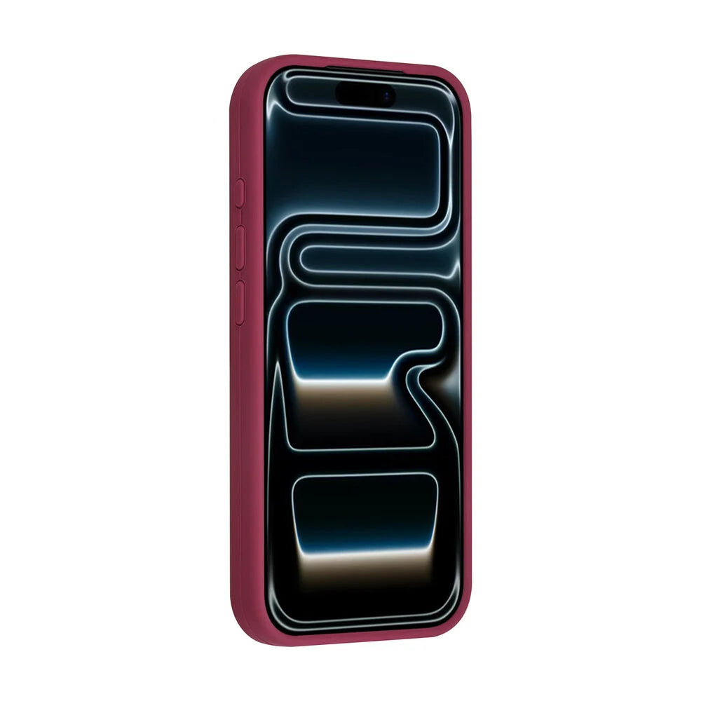 iPhone 18 Pro Skal - Silikon Burgundy