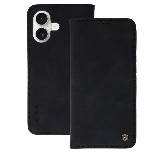 iPhone 17 Plånboksfodral – Wonder Svart