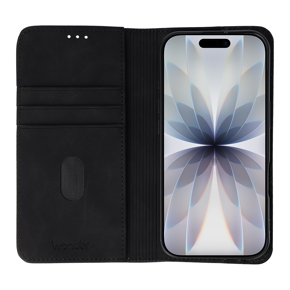 iPhone 17 Plånboksfodral - Wonder Svart